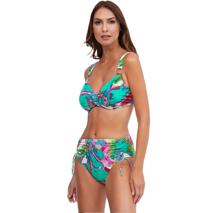 Nuria Ferrer Frida Underwired Bikini Top  - Green Multi