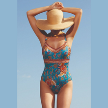 Load image into Gallery viewer, Nuria Ferrer Ornela Swimsuit - Turquoise Multi
