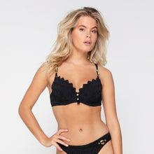 Load image into Gallery viewer, Lingadore Black Moulded Bikini Top freeshipping - Cocobella Lingerie
