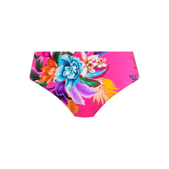 Halkidiki Orchid Mid-rise Bikini Brief - Pink/Multi