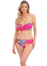 Load image into Gallery viewer, Halkidiki Orchid Mid-rise Bikini Brief - Pink/Multi
