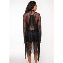 Load image into Gallery viewer, Lingadore Lace Kimono - Black
