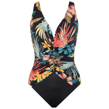 Load image into Gallery viewer, Miraclesuit Plumeria Charmer Swimsuit - Black/Multi
