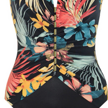 Load image into Gallery viewer, Miraclesuit Plumeria Charmer Swimsuit - Black/Multi
