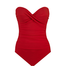 Load image into Gallery viewer, Miraclesuit Rock Solid Madrid Swimsuit - Grenadine Red
