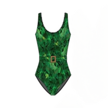 Load image into Gallery viewer, Aqua Blu Hummingbird Nicola Swimsuit - Green Multi
