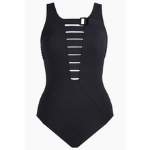 Load image into Gallery viewer, Amoressa Triomphe Constantine Cut Away Swimsuit - Black
