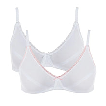 Load image into Gallery viewer, Royce Cotton First Bra - 2 pack
