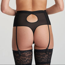 Load image into Gallery viewer, Marie Jo Gloria Luxury High Waisted Thong - Black
