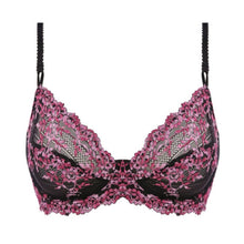 Load image into Gallery viewer, Wacoal Embrace Lace Underwired Bra - Black &amp; Berry
