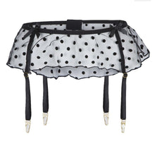 Load image into Gallery viewer, Lingadore Dotty Suspender - Black
