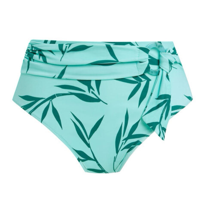 Fantasie Luna Bay High Waist Bikini Bottom - Glacier Green