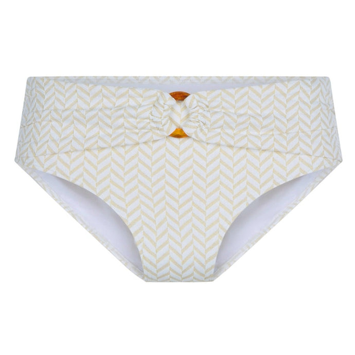 Lingadore Fishbone Bikini Short- Ivory Print