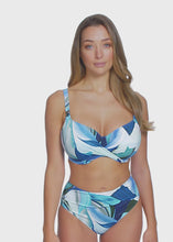 Load and play video in Gallery viewer, Fantasie Aguada Beach Full Cup Bikini Top - Blue

